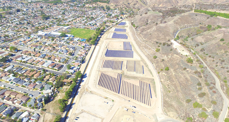 Construction of the Ventura Solar project is nearly completed.